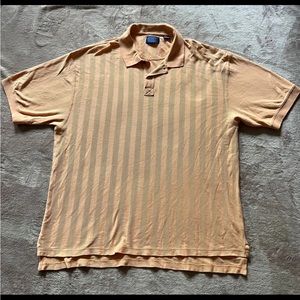 Pendleton Men’s Shirt ‎ XL Peach/Orange Polo Collared Tee Size XLarge